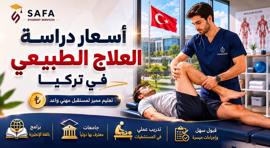 أقل تكاليف دراسة العلاج الطبيعي في تركيا 2026-2027