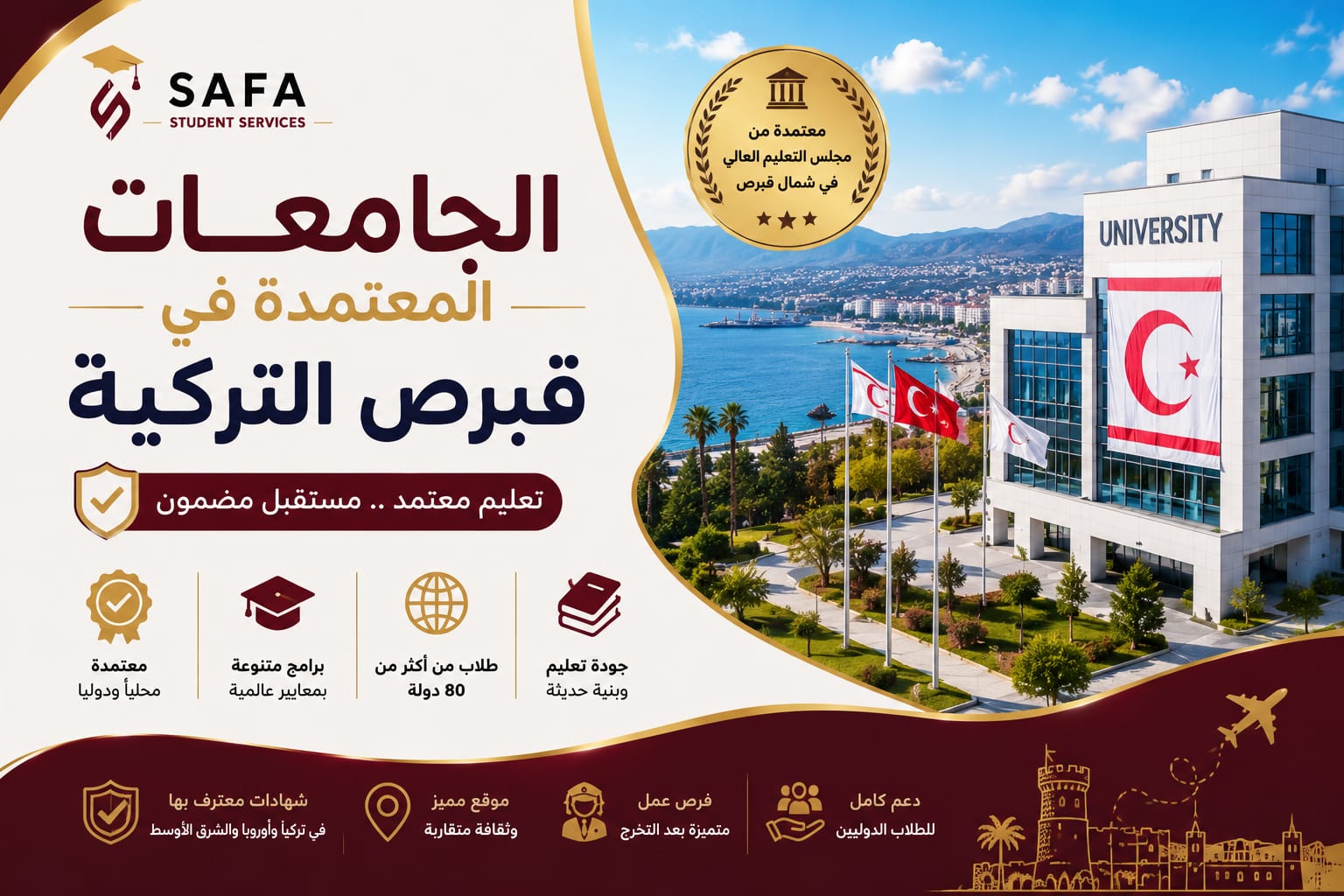الجامعات المعتمدة في قبرص التركية لعام 2026 – 2027