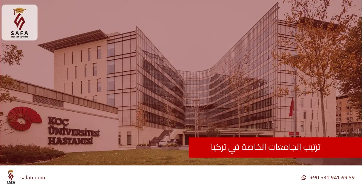 ترتيب الجامعات الخاصة في تركيا