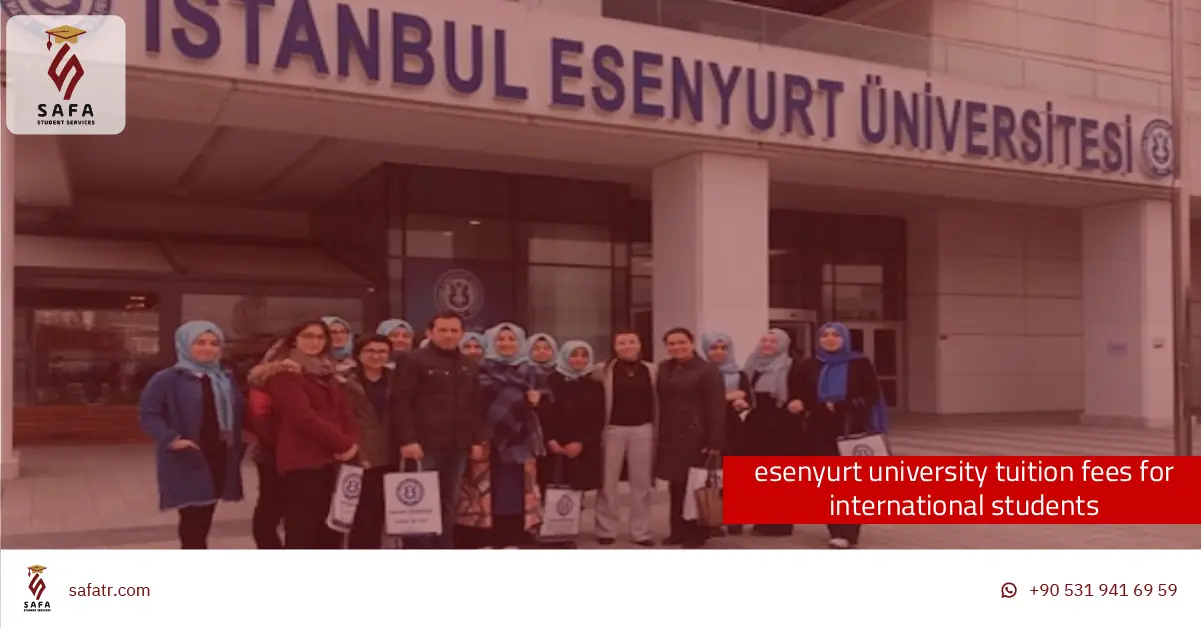 esenyurt university tuition fees for international students
