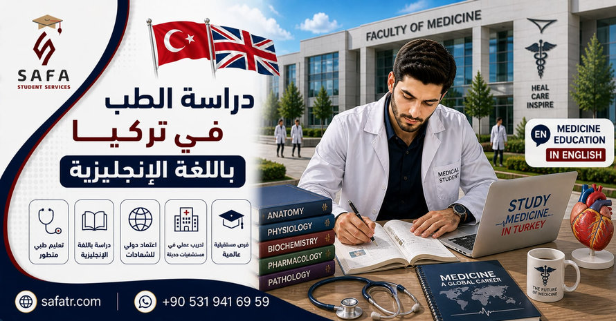 دراسة الطب في تركيا باللغة الانجليزية