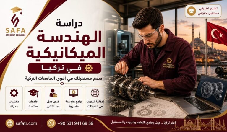 دراسة الهندسة الميكانيكية في تركيا